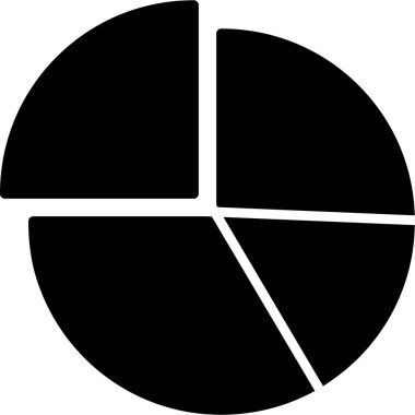 Pasta grafiği grafik simgesi
