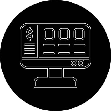 seo modern simgesinin vektör illüstrasyonu