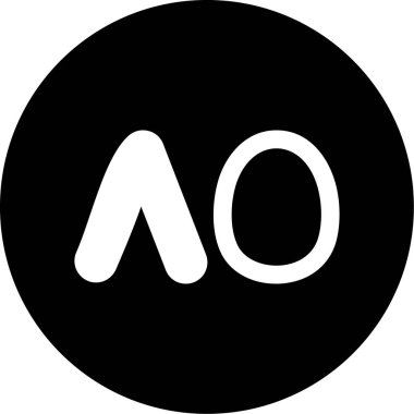 Tek bir simgenin vektör illüstrasyonu