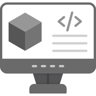 Ağ simgesi. Beyaz arkaplanda izole edilmiş web tasarımı için kodlama vektör simgelerinin basit çizimi