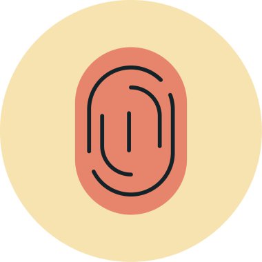 Modern simgenin vektör illüstrasyonu