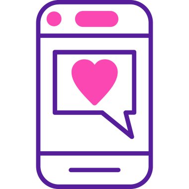 Mobil sohbet. Basit tasarım