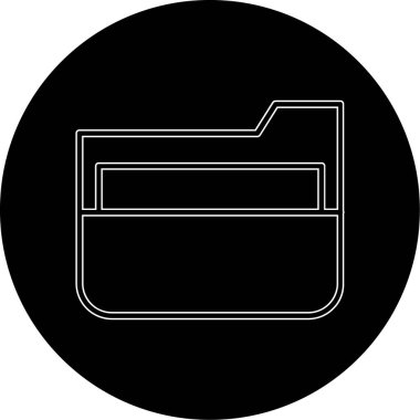 cüzdan ikonu vektör illüstrasyonu