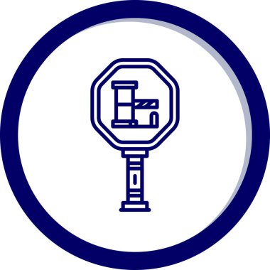 Modern b 'nin vektör illüstrasyonunda ampul simgesi yok