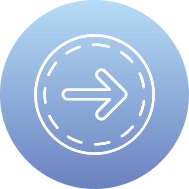 Ok. Web simgesi basit illüstrasyon