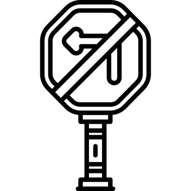 Anahat stili yok Park işareti simgesi