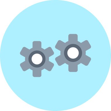 Teçhizat Web simgesi basit illüstrasyon