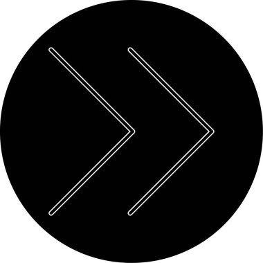 Ok. Web simgesi basit illüstrasyon