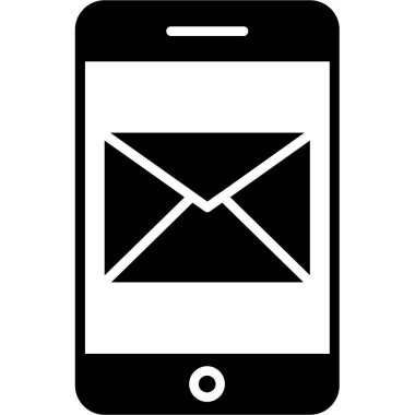 Mobil posta simge vektör çizim