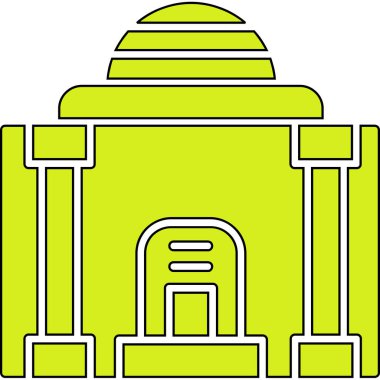 bina simgesi, vektör illüstrasyonu