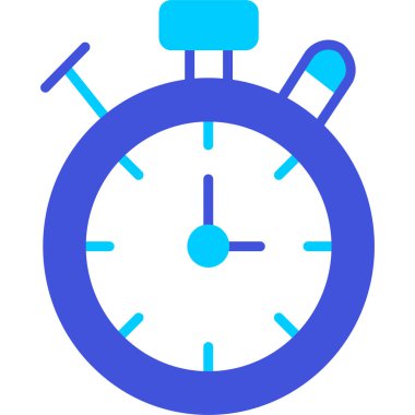 Saat. Web simgesi basit illüstrasyon