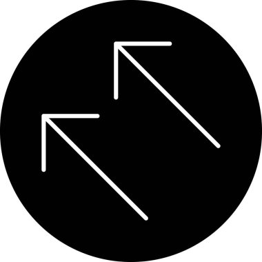 ok simgesinin vektör illüstrasyonu