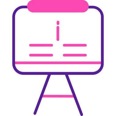 Bir takvim simgesinin vektör illüstrasyonu