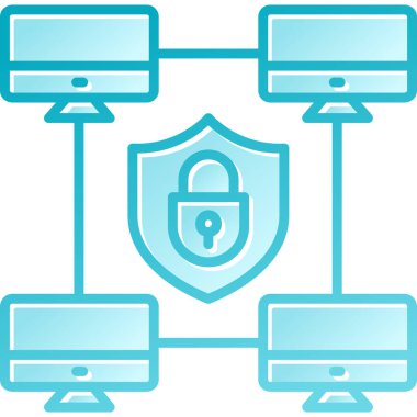 siber güvenlik sistemi vektör illüstrasyon grafik tasarımı