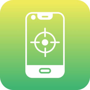 Benzersiz mobil uygulama vektör simgesi