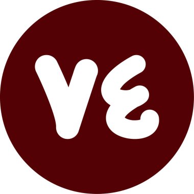 v vektör web simgesi basit illüstrasyon