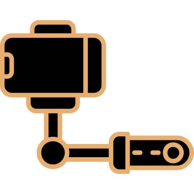 Kamera. Web simgesi basit illüstrasyon