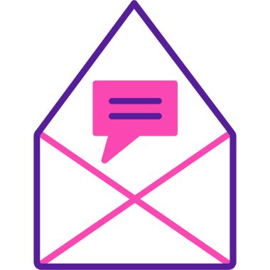 E-posta. Web simgesi basit tasarım