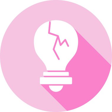 ampul simgesi, vektör illüstrasyonu