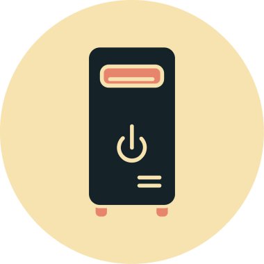 Modern bir simgenin vektör illüstrasyonu