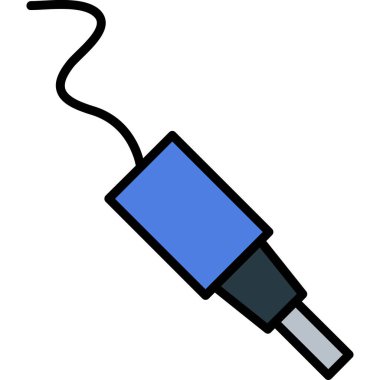 karikatür usb flaş 'ın vektör çizimi