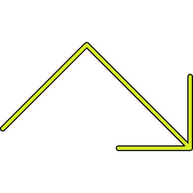 Okun basit el çizimi vektör çizimi