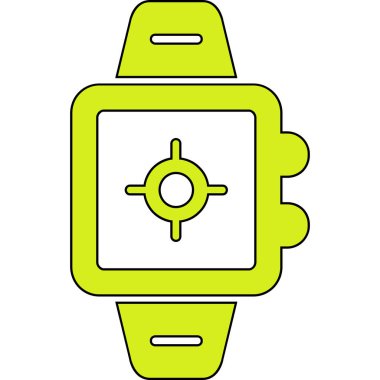 smartwatch simge vektör çizimi