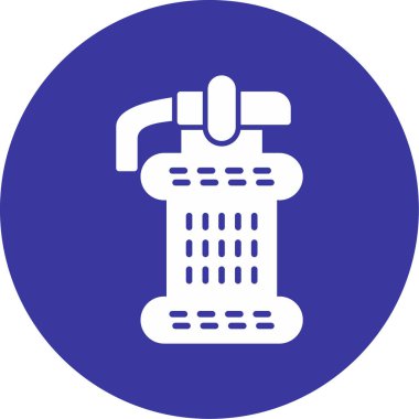 Telefon web simgesi basit illüstrasyon