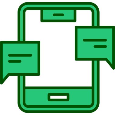 Sohbet iletişim simgesi - özet biçimi