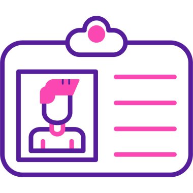 avatar. Web simgesi basit illüstrasyon