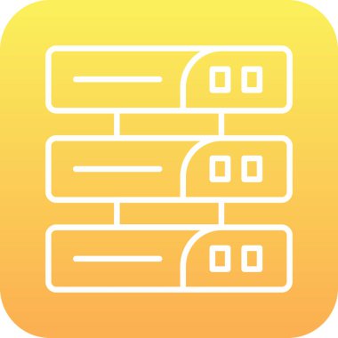 vektör sunucu illüstrasyonu