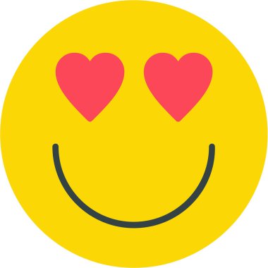 Kalp. Web simgesi basit illüstrasyon