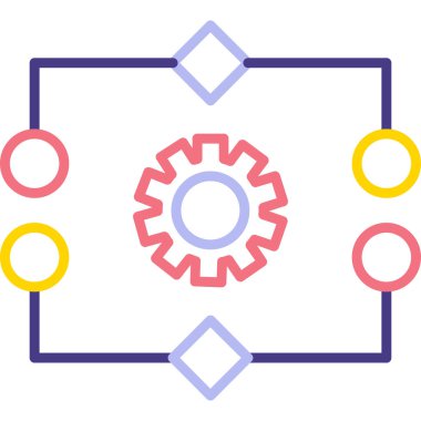 seo modern simgesinin vektör illüstrasyonu