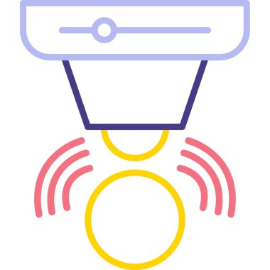 Konuşmacı. Web simgesi basit illüstrasyon