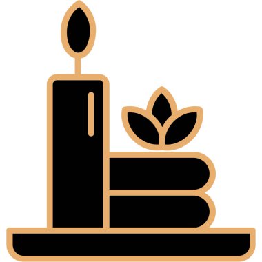 Mum simgesi vektör illüstrasyonu