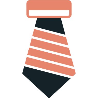 Kravat. Web simgesi basit illüstrasyon