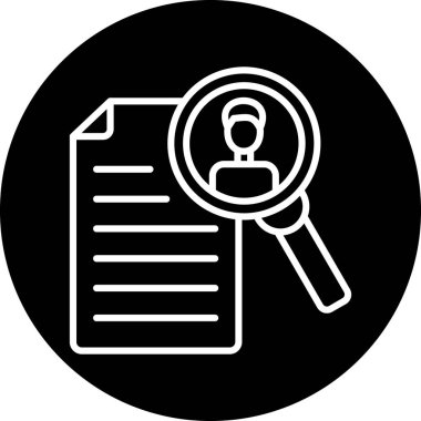 vektör Arama Simgesi illüstrasyonu