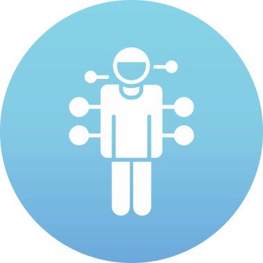 Modern simgenin vektör illüstrasyonu