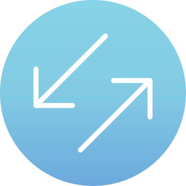 ok aşağı simgesi, basit illüstrasyon