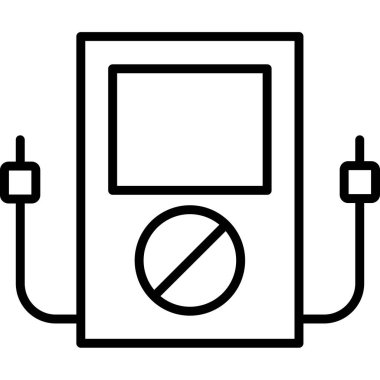 pil şarj simgesi ana hat biçiminde