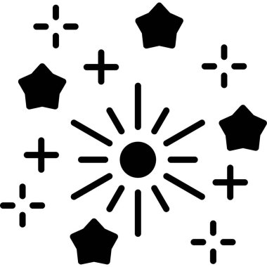 yıldız simgesi, vektör çizimi