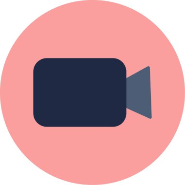 video simgesi, vektör illüstrasyonu