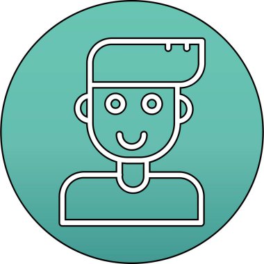 Erkek Avatar. Web simgesi