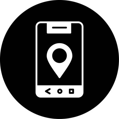 gps konum simgesi taslak biçimi