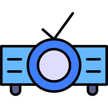 Kamera simgesi. Basit resimleme