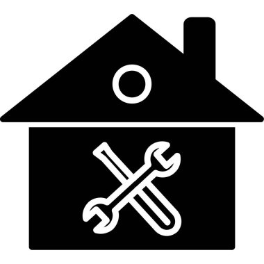 ev onarım servisi vektörü