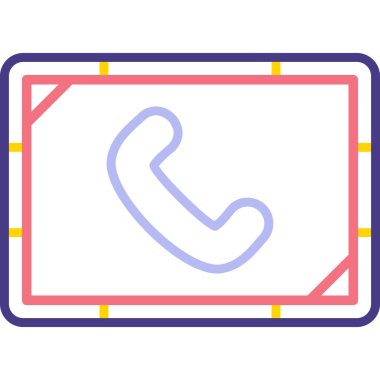 vektör telefon çağrısı ico