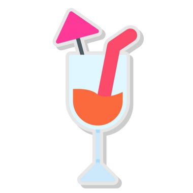 Şarap ikonu. vektör illüstrasyonu