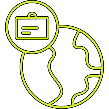 Para çantasının vektör çizimi