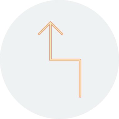 ok simgesi vektör illüstrasyonu